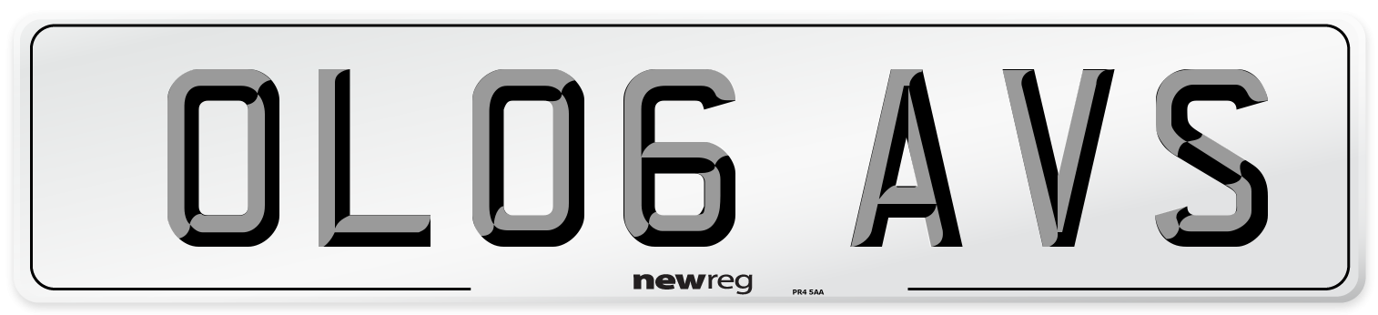 OL06 AVS Number Plate from New Reg